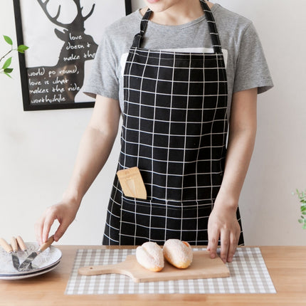 Nordic Style Cotton Linen Printing Apron
