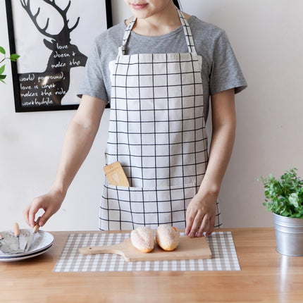 Nordic Style Cotton Linen Printing Apron