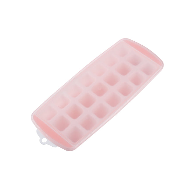 Summer 21 Grid Cool Home-made Ice Cube Ice Box Mould with Lid, 21 Grid(Pink), 21 Grid(Blue), 21 Grid(Green)