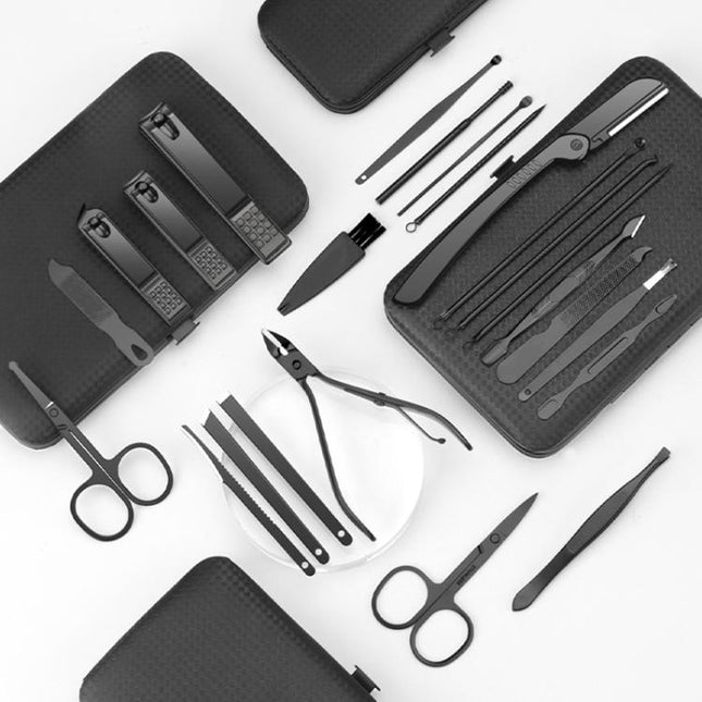Manicure Nail Clippers Pedicure Set Portable Travel Hygiene Kit Stainless Steel Cutter Tool Set