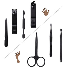 Manicure Nail Clippers Pedicure Set Portable Travel Hygiene Kit Stainless Steel Cutter Tool Set