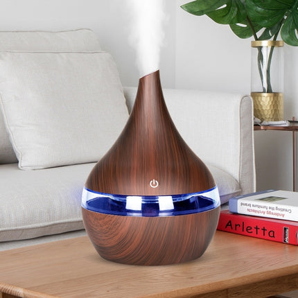 300ml USB Electric Aroma Air Diffuser Wood Ultrasonic Air Humidifier Essential Oil Aromatherapy Cool Mist Maker