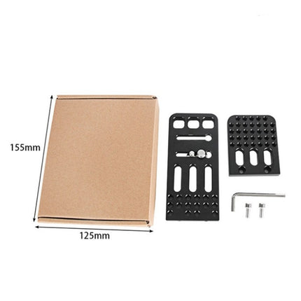 BENXIN L130A Universal Vertical Clapper Is Suitable For SLR Stabilizer Quick-install Plate Tripod Hydraulic Head Vertical Clapper, BEXIN L130A