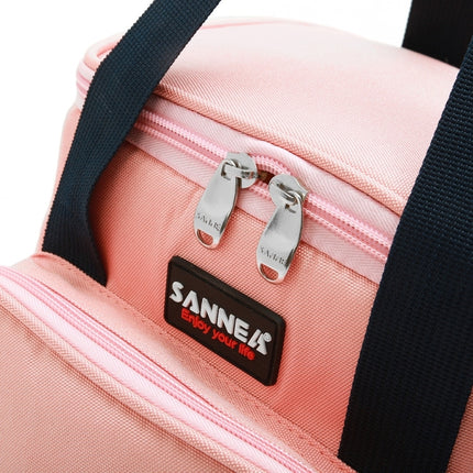 Environmentally Friendly Cartoon Portable Picnic Insulation Folding Lunch Bag, Sanne Lunch Bag(Red), Sanne Lunch Bag(Navy Blue), Sanne Lunch Bag (Gray)