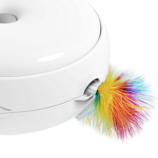 Intelligent Electric Funny Cat Stick Funny Cat Toy Electric Rotating Turntable Funny Cat Device