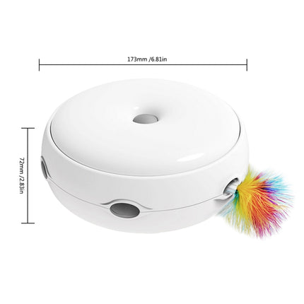 Intelligent Electric Funny Cat Stick Funny Cat Toy Electric Rotating Turntable Funny Cat Device