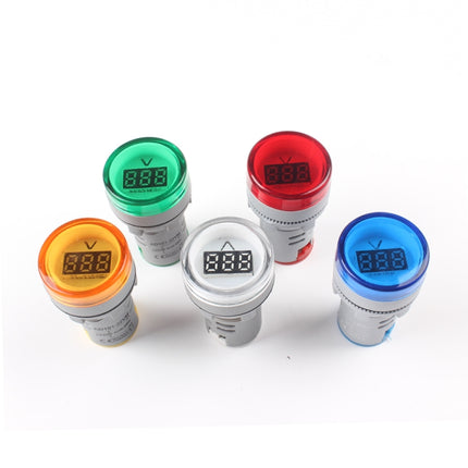AD16-22DSV  Mini Digital Display 60-500V General Indicator AC Voltmeter, Open Hole: 22mm, 60-500V Red, 60-500V Green, 60-500V Yellow, 60-500V Blue, 60-500V White