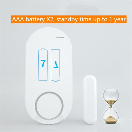 Household Door And Window Anti-theft Alarm Remote Control Wireless Door Magnetic Alarm