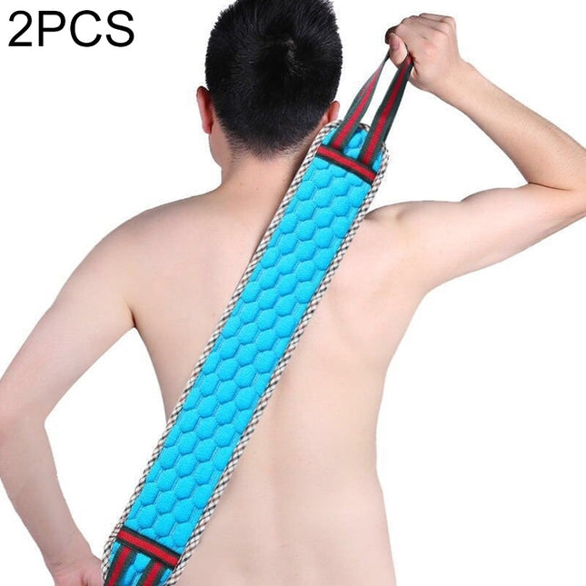 Double Sided Brush Back Exfoliating Bath Towel Strap Bathroom Tool, Random Color Delivery, Double Sided Brush Back Towel Strap