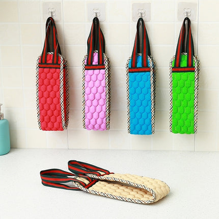 Double Sided Brush Back Exfoliating Bath Towel Strap Bathroom Tool, Random Color Delivery, Double Sided Brush Back Towel Strap