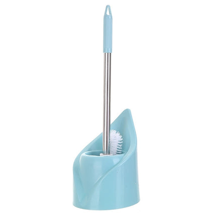 Stainless Steel Long Handle Toilet Brush Toilet Cleaning Brush, Triangle Shape Base, Diamond Shape Base