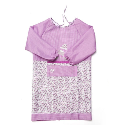 Kitchen Anti-fouling Oil-proof Adult Gowns Home Apron, with Long Sleeve