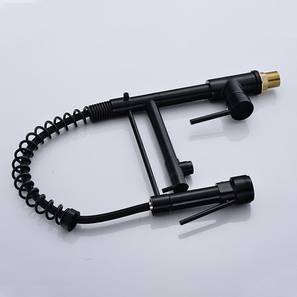 Multifunctional Cold Hot Water Tank Kitchen Spring Double Nozzle 360 Degree Rotary Tap