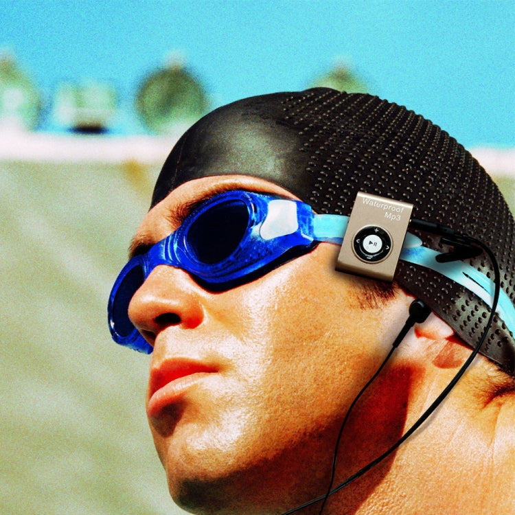 MP3-Musik-Player mit Clip und Kopfhörer, wasserdicht (IPX8), für Schwimmen, Tauchen, Sport, FM, 4 GB, 8 GB