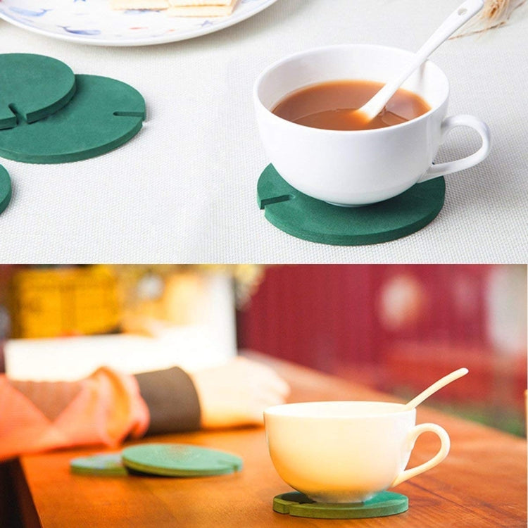 Novelty DIY Cactus Coaster Anti-skid Insulation Tea Pad Home Storage Desktop Multi-function Decoration, Cactus Coaster