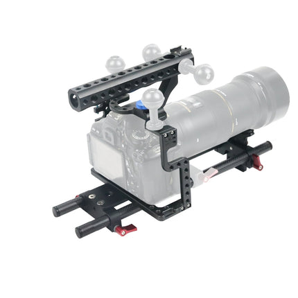 Camera Metal Video Cage Handle Stabilizer for Panasonic LUMIX GH3/GH4