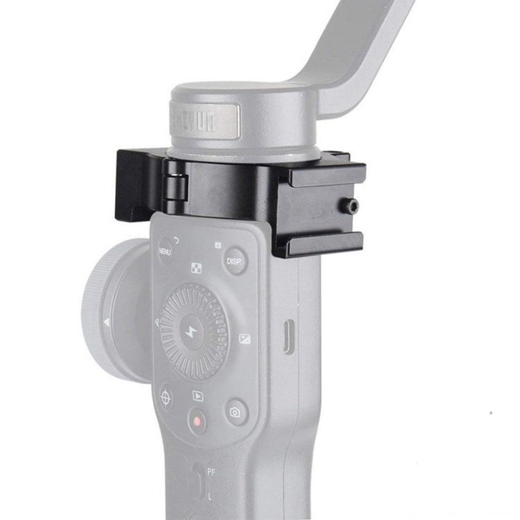 Hot Shoe Adapter Ring Microphone Mount for Zhiyun Smooth 4 Handle Gimbal Stabilizer Rode