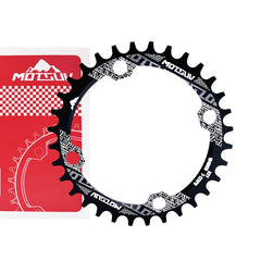 MOTSUV Round Narrow Wide Chainring MTB  Bicycle 104BCD Tooth Plate Parts, Disk 32T, Disk 34T, Disk 36T, Disk 38T, Elliptic plate  32T