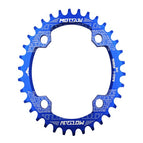 Elliptic plate 34T / Blue