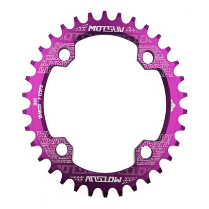 MOTSUV Round Narrow Wide Chainring MTB  Bicycle 104BCD Tooth Plate Parts