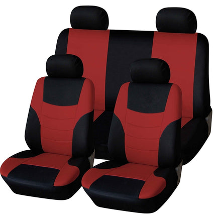 Universal Car Seat Cover Personality Stitching Automotive Chairs Protective Sleeve Cloth Automobile Seats Covers, Green, Yellow, Orange, red, pink, Blue
