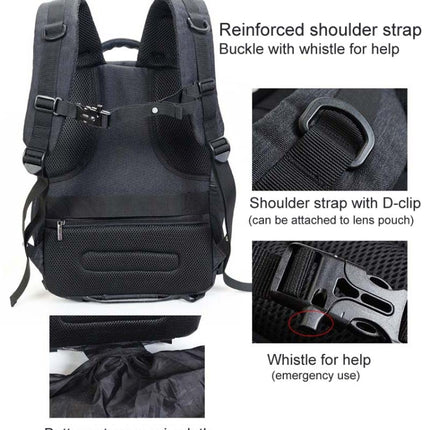 CADeN USB SLR Camera Bag Canon Nikon Professional  Waterproof Portable Unisex Camera Bag