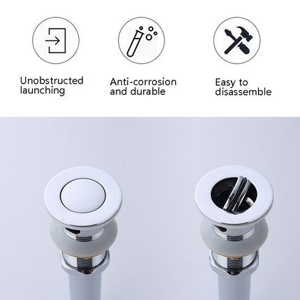 Simple Wash Basin Drain Toilet Bathroom Deodorant Drain, 81907, 81912-2, 81914, 81914-1, 81916