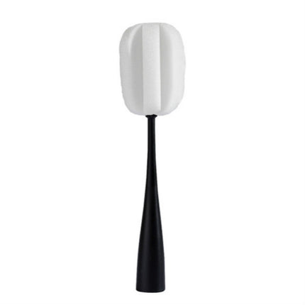 Long Handle Sponge Cup Brush Mug Cleaning Brush Bottle Brush Glass Cup Brush, White, Black, Pink, Gray