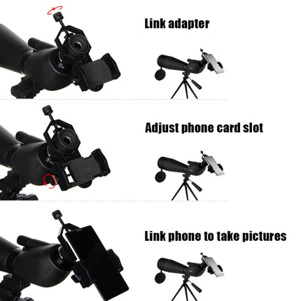 Universal Mobile Phone With Telescope Camera Holder