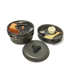 Portable Outdoor Set Boiler Head Combination Camping Pot Outdoor Cookware Set, DS200