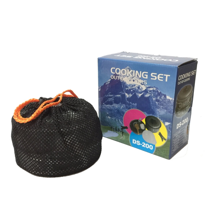 Portable Outdoor Set Boiler Head Combination Camping Pot Outdoor Cookware Set, DS200
