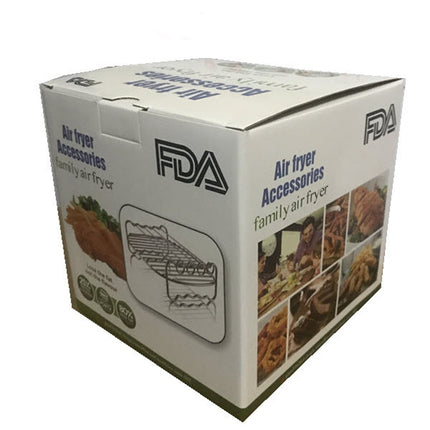 5 in 1 Fryer Accessory Set Multifunctional Air Fryer Set Grill Pizza Pan, 5 in 1 Set