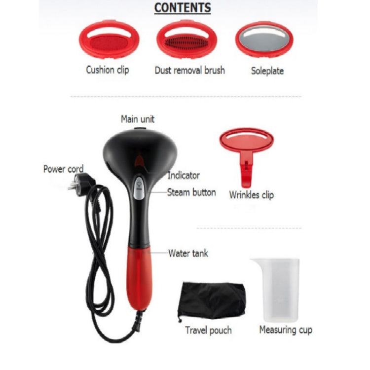 1500W Portable Handheld Household Clothes Steam Iron Garment Steamer, 110V US  Plug, 230V UK Plug