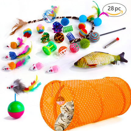 Pet Cat Toy Set Funny Cat Stick Plush Mouse Combo Toy,Specification:, No. 2 Set, No. 3 Set, No.4 Set, No. 5 Set, No. 6 Set, No. 7 Set, No. 8 Set, No. 9 Set, No. 10 Set, No.11 Set, No.12 Set, No.13 Set, No. 14 Set, No. 15 Set