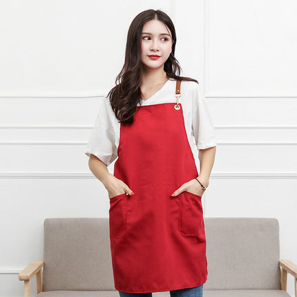 Cotton Kitchen Dining Overalls Strap Apron