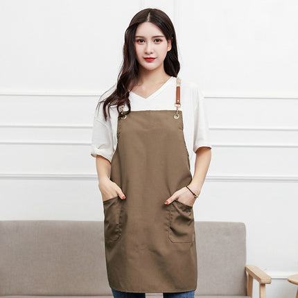 Cotton Kitchen Dining Overalls Strap Apron
