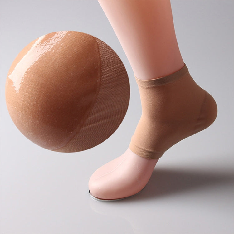 Winter Anti-cracking Silicone Moisturizing Heel Socks, One Pair, S Code (34-39), M Code (39-43), L Code (42-46)