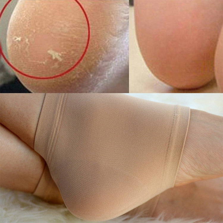 Winter Anti-cracking Silicone Moisturizing Heel Socks, One Pair, S Code (34-39), M Code (39-43), L Code (42-46)