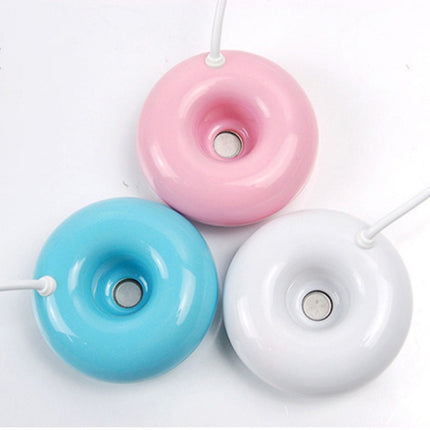 Donut Shape Mini USB Air Humidifier Aroma Diffuser Purifier, Donut Shape White, Donut Shape Blue, Donut Shape Pink