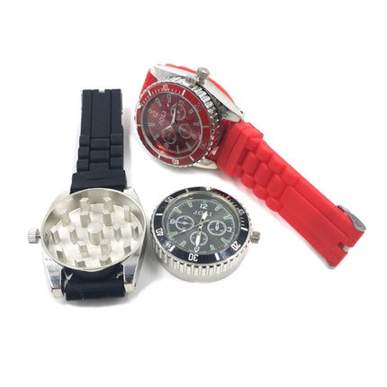 Creative Portable Metal Watch Wristband Smoke Grinder
