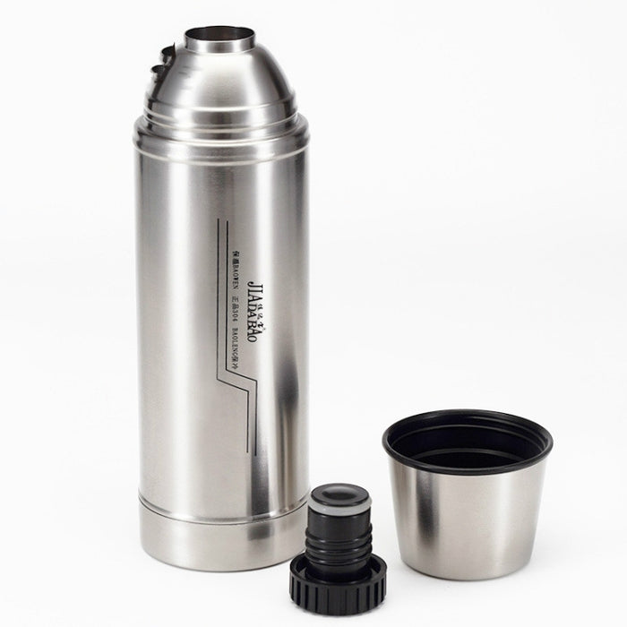 Outdoor Travel Household Stainless Steel Vacuum Insulation Pot, 1L