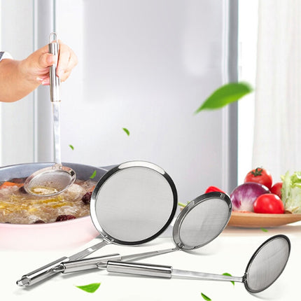 Stainless Steel Fruit Juice Soy Milk Oil Case Hot Pot Flour Dregs Filter Grease Leak, 10cm, 12cm, 16cm