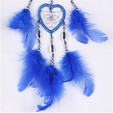 Dreamcatcher Pendant Up And Down Double Ring Peach Heart Dream Catcher