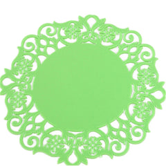 10 PCS Lace Flower Hot Coaster Silicone Cup Pad Slip Insulation Pad Cup Mat Pad Hot Drink Holder