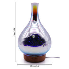 STB-XB10 3D Fireworks 7 Colors LED Night Light Air Humidifier Aroma Essential Oil Diffuser Mist Maker, US Plug, EU Plug, UK Plug, AU Plug