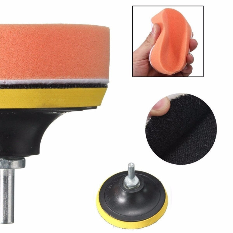 7 in 1 Buffing Pad Set Thread Auto Car Polishing Pad Kit for Car Polisher, 3 inch, 4 inch, 5 inch, 6 inch, 7 inch