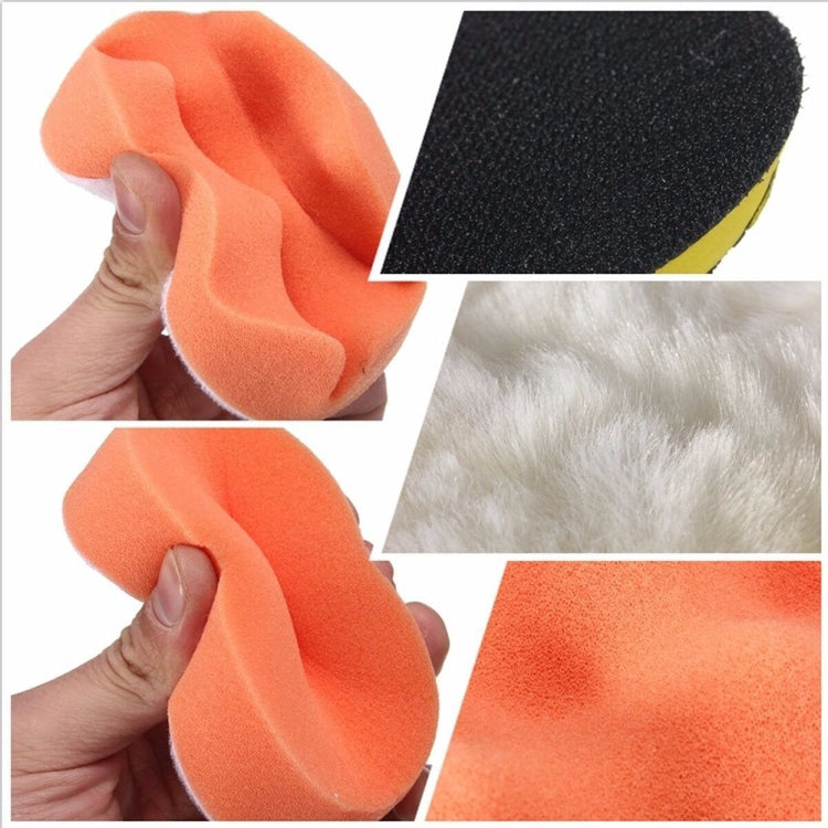 7 in 1 Buffing Pad Set Thread Auto Car Polishing Pad Kit for Car Polisher, 3 inch, 4 inch, 5 inch, 6 inch, 7 inch