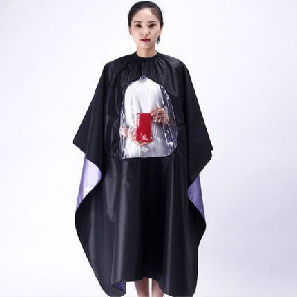 Waterproof Transparent and Visible Increase Haircut Cloth Adult Haircut, Waterproof Haircut