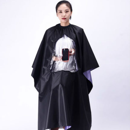 Waterproof Transparent and Visible Increase Haircut Cloth Adult Haircut, Waterproof Haircut