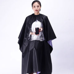 Waterproof Transparent and Visible Increase Haircut Cloth Adult Haircut, Waterproof Haircut